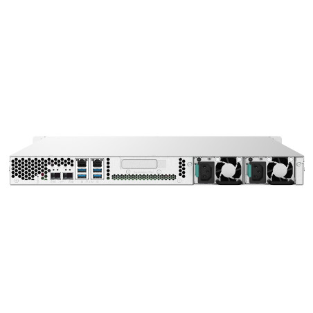 QNAP TS-432PXU-RP NAS Rack (1U) Annapurna Labs Alpine AL-324 2 GB DDR4 0 TB Nero