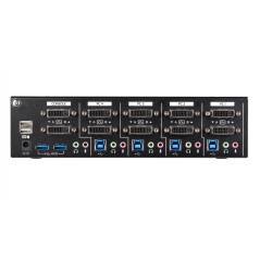 StarTech.com Switch KVM DVI a 4 porte Dual-Monitor Dual-Link con Hub USB 3.0