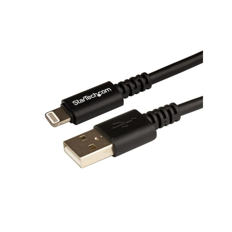 StarTech.com Cavo connettore lungo Lightning a 8 pin Apple a USB per iPhone / iPod / iPad nero 3 m