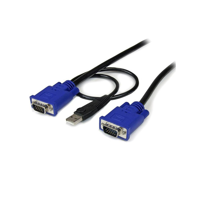 StarTech.com Cavo sottile KVM USB 2 in 1 1 m c.a.