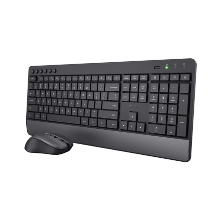 Trust Trezo tastiera Mouse incluso Universale RF Wireless QWERTY Italiano Nero