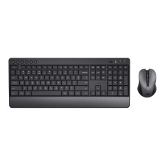 Trust Trezo tastiera Mouse incluso Universale RF Wireless QWERTY Italiano Nero