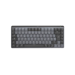 Logitech MX Mini Mechanical tastiera Ufficio RF senza fili + Bluetooth QWERTZ Tedesco Grafite, Grigio