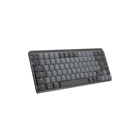 Logitech MX Mini Mechanical tastiera Ufficio RF senza fili + Bluetooth QWERTZ Tedesco Grafite, Grigio