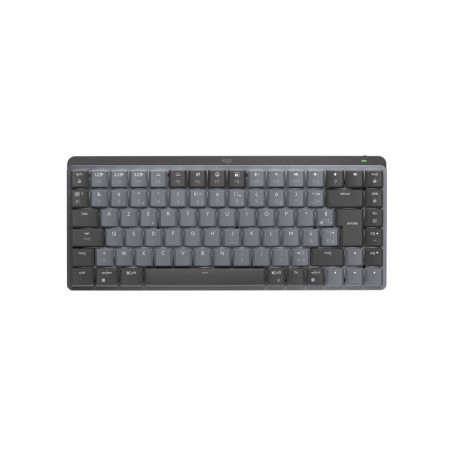 Logitech MX Mini Mechanical tastiera Ufficio RF senza fili + Bluetooth AZERTY Francese Grafite, Grigio