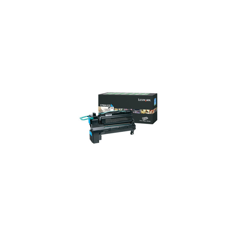 Lexmark C792A1CG cartuccia toner 1 pz Originale Ciano