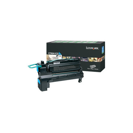 Lexmark C792A1CG cartuccia toner 1 pz Originale Ciano