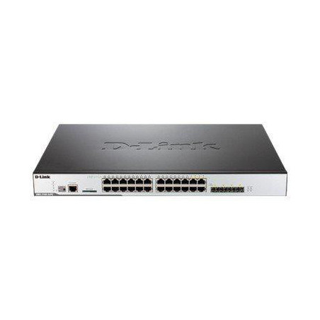 D-Link DWS-3160-24PC switch di rete Gestito L2+ Supporto Power over Ethernet (PoE) 1U