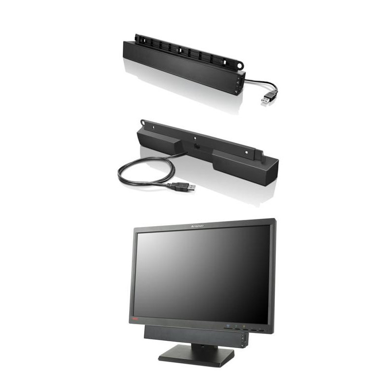 Lenovo USB Soundbar Nero 2.0 canali 2,5 W