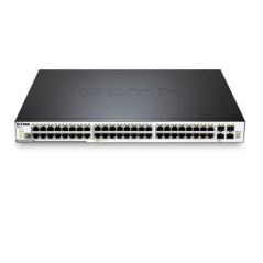 D-Link DGS-3120-48PC SI switch di rete Gestito L2+ Supporto Power over Ethernet (PoE) Nero