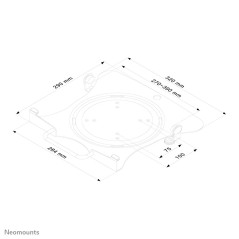 Neomounts Portanotebook e portatelefono