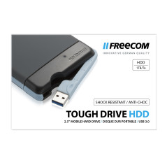 Freecom Tough Drive disco rigido esterno 1 TB 5400 Giri min 2.5" USB 3.2 Gen 1 (3.1 Gen 1) Grigio