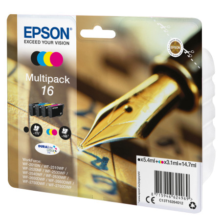 Epson Pen and crossword Multipack Penna e cruciverba 4 colori Inchiostri DURABrite Ultra 16