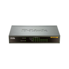 D-Link DES-1008PA switch di rete Non gestito Fast Ethernet (10 100) Supporto Power over Ethernet (PoE) Nero