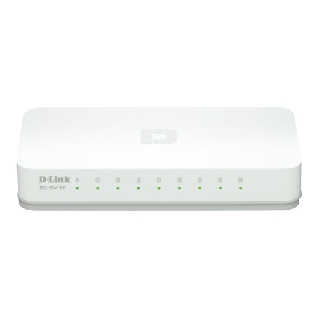 D-Link GO-SW-8E E switch di rete Non gestito Fast Ethernet (10 100) Bianco