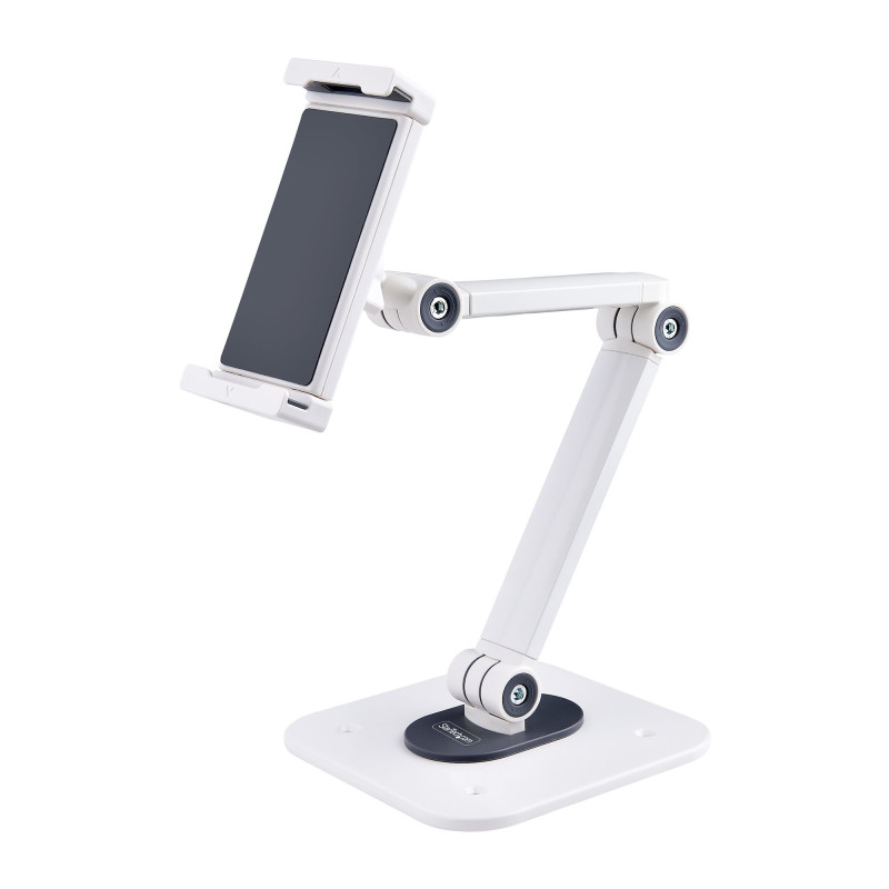 StarTech.com Supporto per Tablet da Tavolo - Braccio Porta Tablet Regolabile da Scrivania - Stand Universale per Tablet