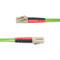 StarTech.com Cavo in Fibra Ottica Multimodale da LC a LC (UPC) OM5 da 25m, Cavo Patch Duplex LOMMF 50/125µm, VCSEL, 40G/100G,