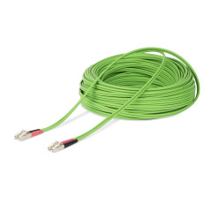 StarTech.com Cavo in Fibra Ottica Multimodale da LC a LC (UPC) OM5 da 25m, Cavo Patch Duplex LOMMF 50 125µm, VCSEL, 40G 100G,