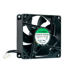 QNAP FAN-8CM-T01 sistema di raffreddamento per computer Universale Ventilatore Nero