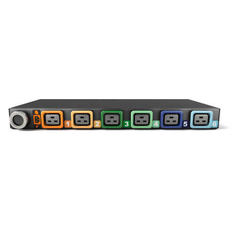 Vertiv Geist GI30074L unità di distribuzione dell'energia (PDU) 6 presa(e) AC 1U Nero