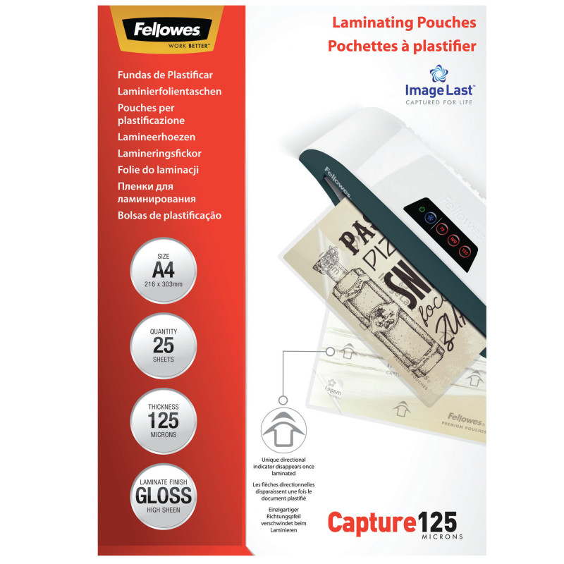 Fellowes 5396301 pellicola per plastificatrice 25 pz