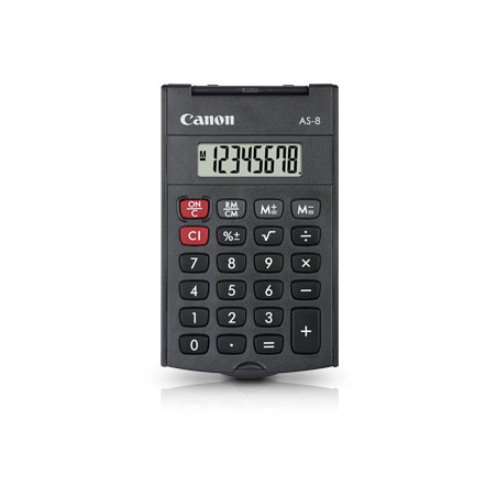 Canon AS-8 calcolatrice Tasca Calcolatrice con display Grigio