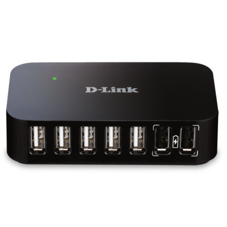 D-Link DUB-H7 USB 2.0 Type-B 480 Mbit s Nero