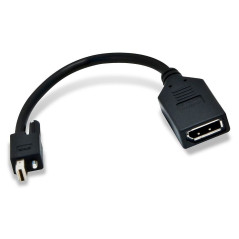 Matrox CAB-MDP-DPF cavo DisplayPort 0,2 m Mini DisplayPort Nero