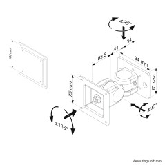 Neomounts Supporto per barra portastrumenti per monitor