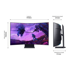 Samsung Monitor Gaming Odyssey Ark - G97NB da 55" UHD Curvo