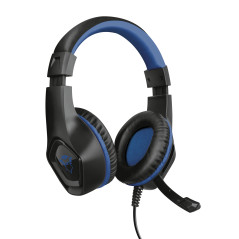 Trust GXT 404B Rana Auricolare Cablato A Padiglione Gaming Nero, Blu