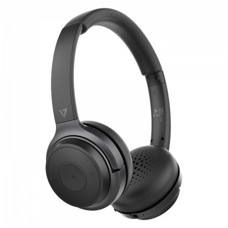 V7 HB600S cuffia e auricolare Wireless A Padiglione Musica e Chiamate USB tipo-C Bluetooth Nero