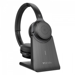 V7 HB600S cuffia e auricolare Wireless A Padiglione Musica e Chiamate USB tipo-C Bluetooth Nero