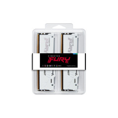 Kingston Technology FURY Beast 32GB 6400MT s DDR5 CL32 DIMM (Kit da 2 moduli) White RGB EXPO