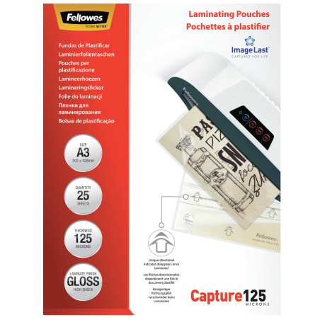 Fellowes 5396501 pellicola per plastificatrice 25 pz