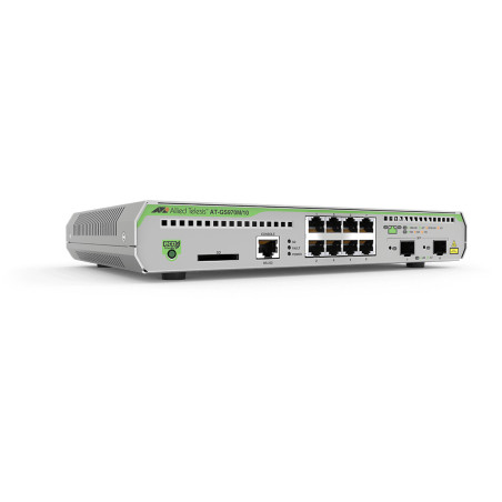 Allied Telesis AT-GS970M 10-50 Gestito L3 Gigabit Ethernet (10 100 1000) Supporto Power over Ethernet (PoE) 1U Nero, Grigio