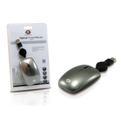 Conceptronic CLLM3BTRV mouse Viaggio Ambidestro USB tipo A Ottico 800 DPI