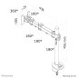 Neomounts Supporto da scrivania per monitor