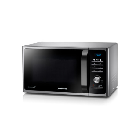 Samsung MG23F301TCS forno a microonde Nero, Argento Microonde con grill Superficie piana 23 L 800 W