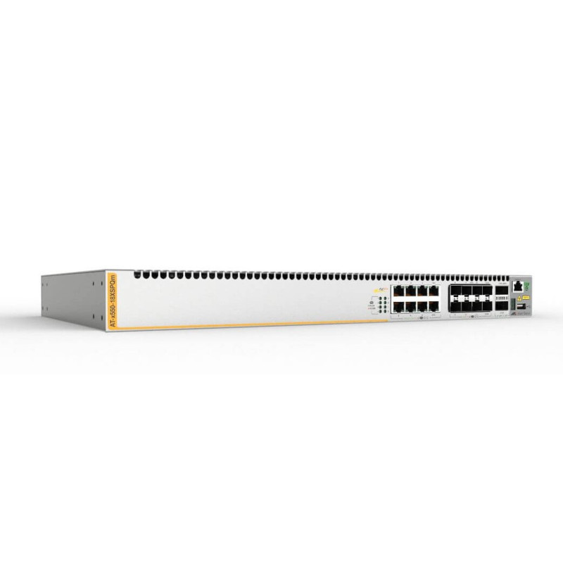 Allied Telesis AT-x550-18XSPQm-50 Gestito 10G Ethernet (100/1000/10000) Supporto Power over Ethernet (PoE) Argento