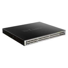 D-Link DGS-3630-52PC SI switch di rete Gestito L3 Gigabit Ethernet (10 100 1000) Supporto Power over Ethernet (PoE) Nero, Grigio