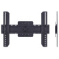 Multibrackets 7136 Supporto TV a parete 160 cm (63") Nero