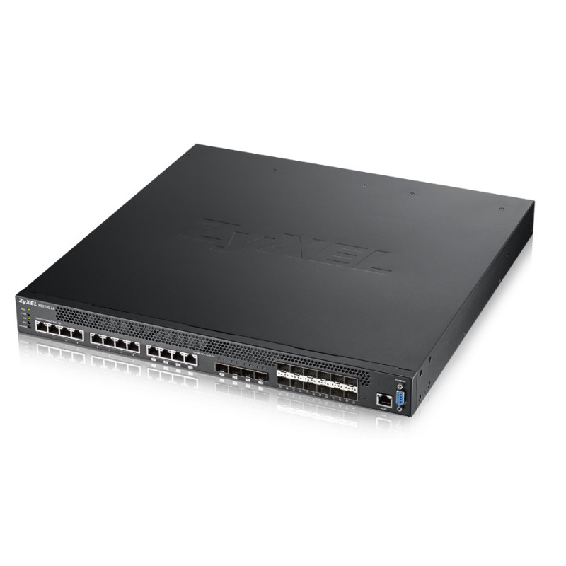 Zyxel XS3700-24 Gestito L2+ 10G Ethernet (100/1000/10000) 1U Nero