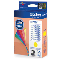 Brother LC-223YBP cartuccia d'inchiostro 1 pz Originale Giallo