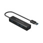 Conceptronic HUBBIES06B hub di interfaccia USB 3.2 Gen 1 (3.1 Gen 1) Type-A 5000 Mbit/s Nero