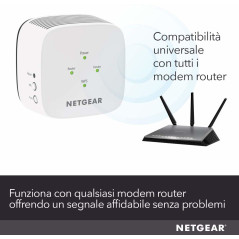 NETGEAR EX3110 Ricevitore e trasmettitore di rete Bianco 10, 100, 300 Mbit s