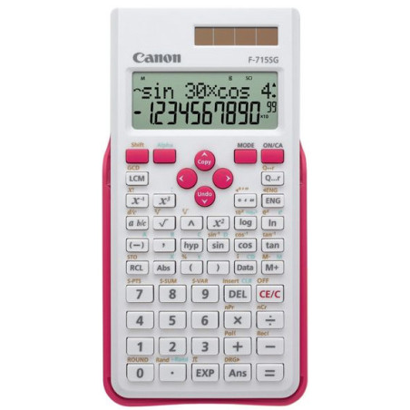 Canon F-715SG calcolatrice Tasca Calcolatrice scientifica Rosa, Bianco