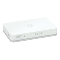 D-Link GO-SW-8G/E switch di rete Non gestito Gigabit Ethernet (10/100/1000) Bianco