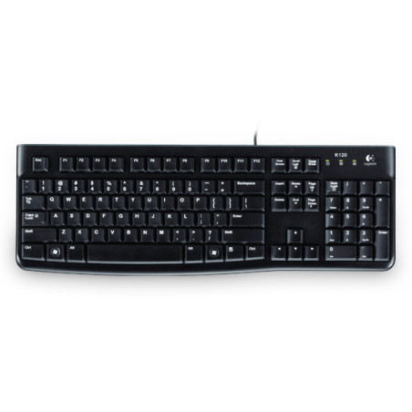 Logitech Keyboard K120 for Business tastiera Ufficio USB QWERTY Italiano Nero