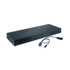 Lenovo 1754A1X switch per keyboard-video-mouse (kvm) Montaggio rack Nero